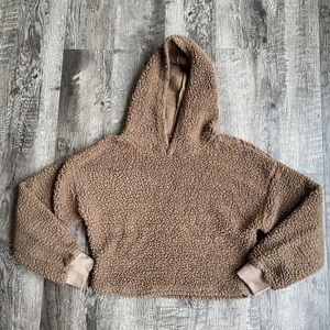 teddy cropped sweater 🐻